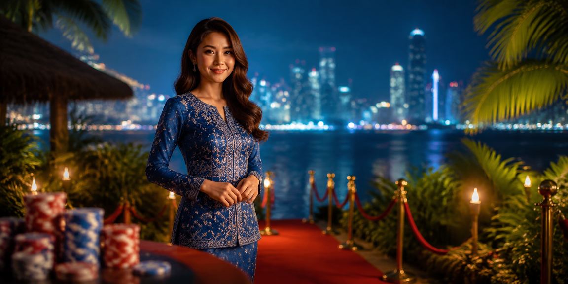 Online deposit process in Johor with a baju kurung touch
