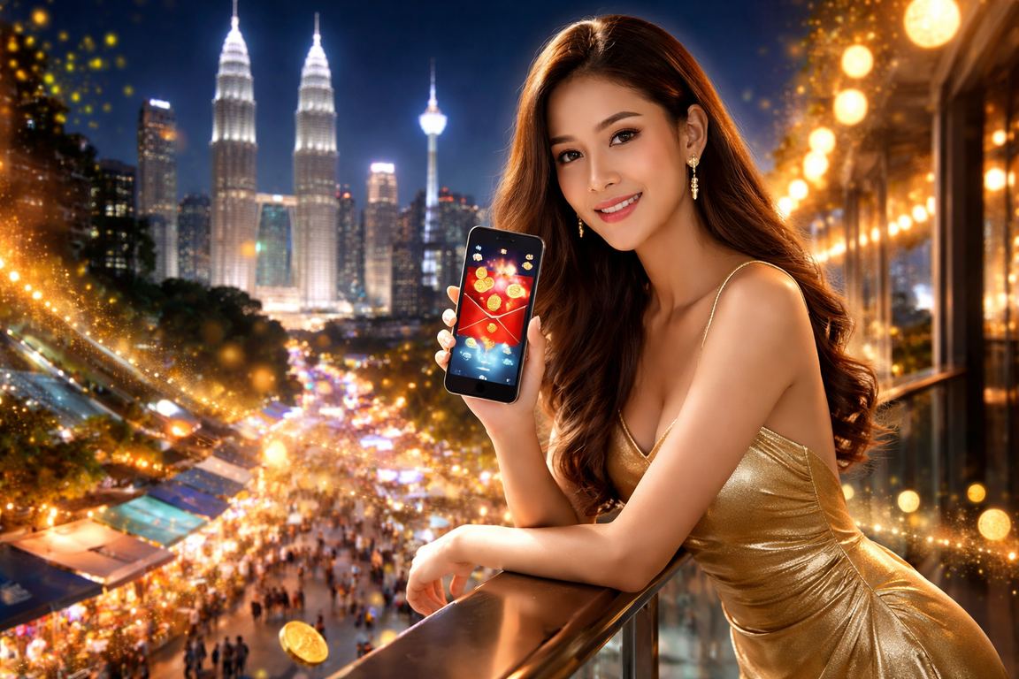 Bonus sampul merah jackpot bergaya Melayu di Kuala Lumpur