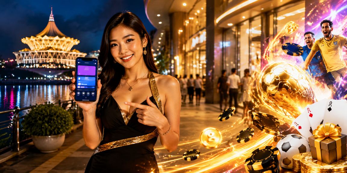 Kuching Malay-style mobile casino interface